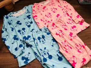 Blue & Pink Mouse Loungewear