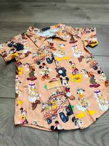 Safari Mouse & Friends Button Up Top