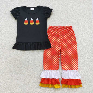 Candy Corn Cutie Pants Set