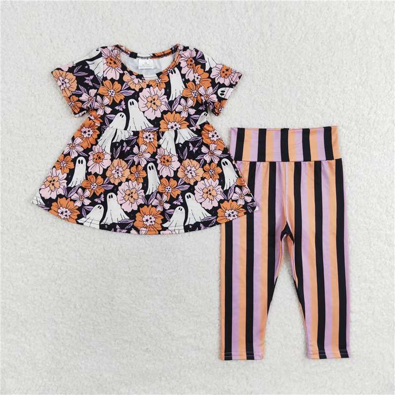 "Too Cute, To Spook" Girls Pants Set