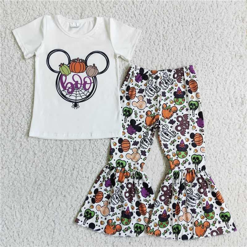 BOO, Mouse Ears Bell Pants Set